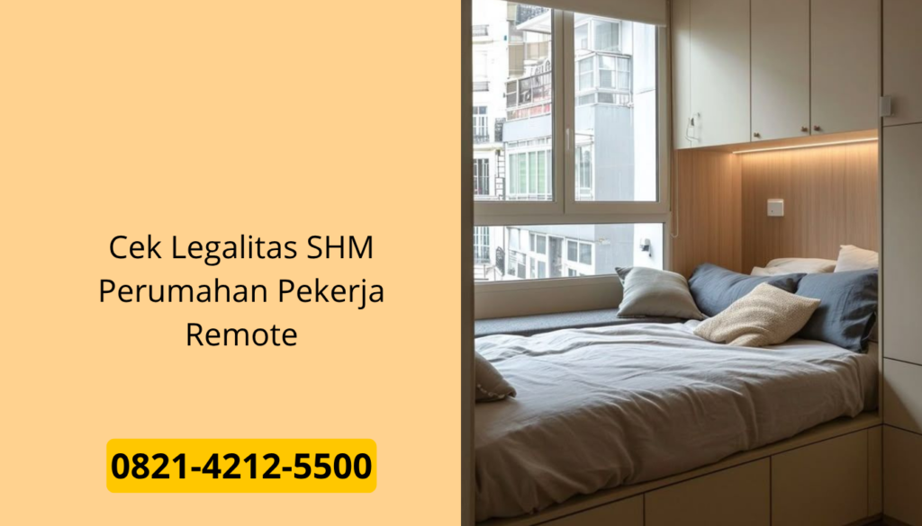 Cek Legalitas SHM Perumahan Pekerja Remote