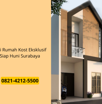 Beli Rumah Kost Eksklusif Siap Huni Surabaya