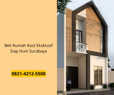 Beli Rumah Kost Eksklusif Siap Huni Surabaya