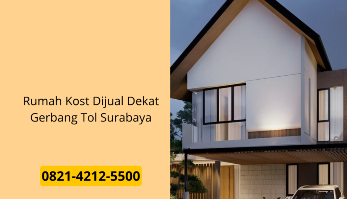 Rumah Kost Dijual Dekat Gerbang Tol Surabaya