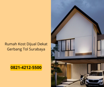 Rumah Kost Dijual Dekat Gerbang Tol Surabaya