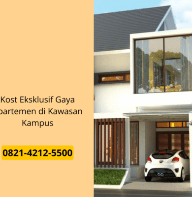 Kost Eksklusif Gaya Apartemen di Kawasan Kampus