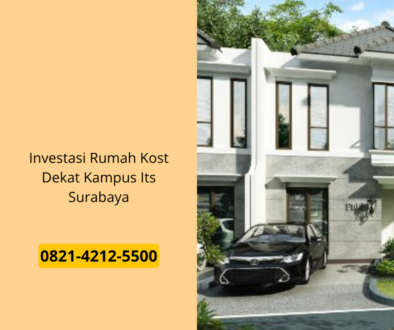 Investasi Rumah Kost Dekat Kampus Its Surabaya