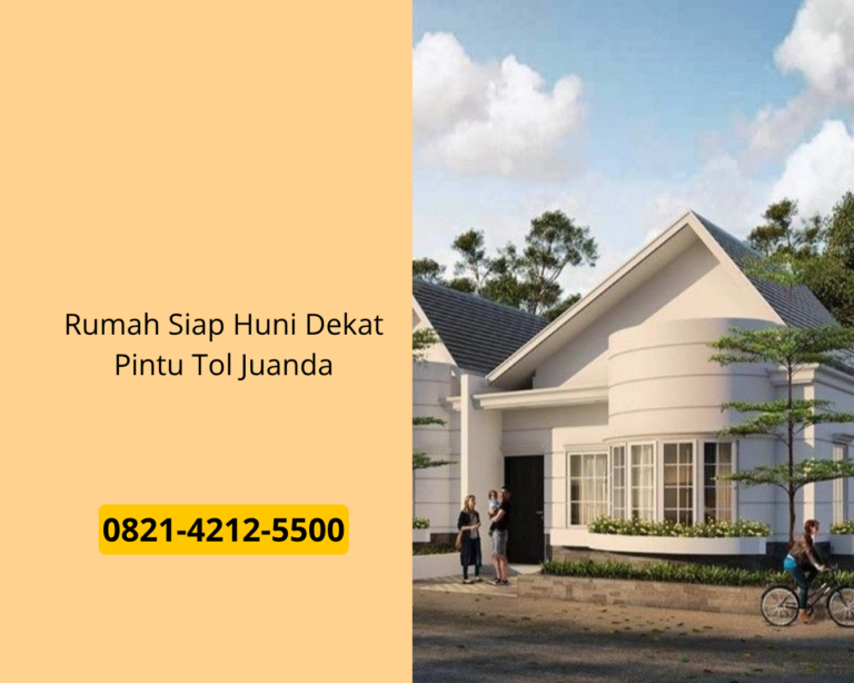 Rumah Siap Huni Dekat Pintu Tol Juanda