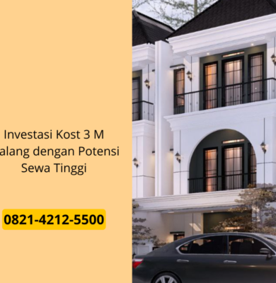 Investasi Kost 3 M Malang dengan Potensi Sewa Tinggi