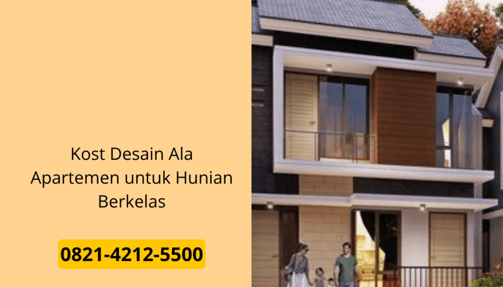 Kost Desain Ala Apartemen untuk Hunian Berkelas
