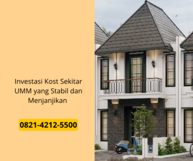 Investasi Kost Sekitar UMM yang Stabil dan Menjanjikan