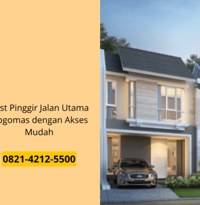 Kost Pinggir Jalan Utama Tlogomas dengan Akses Mudah