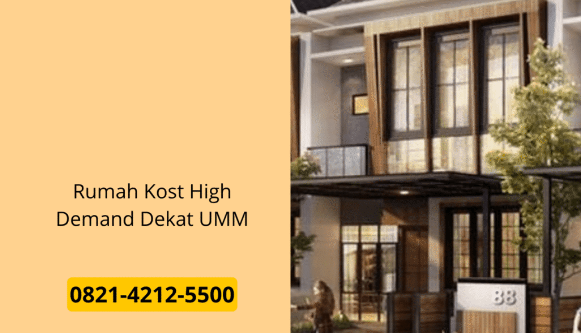 Rumah Kost High Demand Dekat UMM