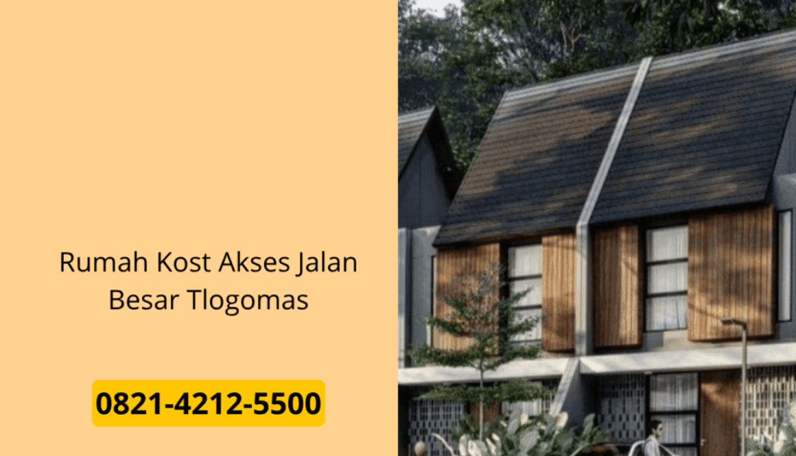 Rumah Kost Dekat Jalur Utama Tlogomas