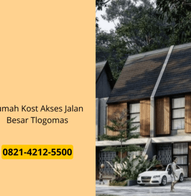 Rumah Kost Dekat Jalur Utama Tlogomas