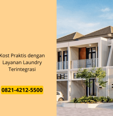 Kost Praktis dengan Layanan Laundry Terintegrasi
