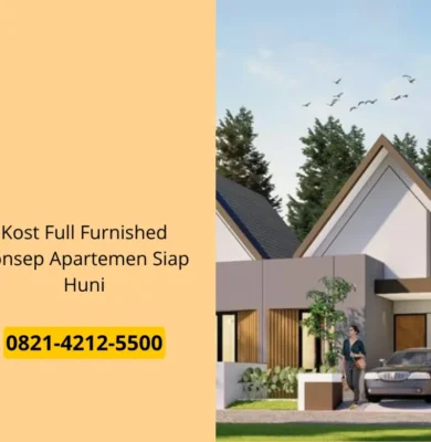 Kost Full Furnished Konsep Apartemen Siap Huni
