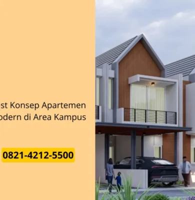 Kost Konsep Apartemen Modern di Area Kampus